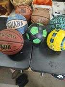 BASKETBALL'S AND SOCCER BALLS