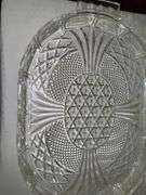 Collection of Three Pressed Glass Serving Dishes