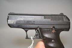 Hi-Point C9 Pistol In 9MM Luger Caliber, has safety on left rear of slide, adjustable sights, one single stack magazine, about good condition, no box or book, SN-P1409435.