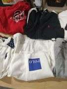 SHIRTS - PULLOVERS - SHORTS - SZ SMALL AND MEDIUM