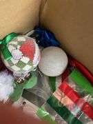 Christmas Holiday Decor Lot - Santa, Snowman, Ornaments and More