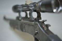 Rossi Break-Down Single Shot Rifle In .22 LR Caliber With a 3-9 Power Scope.