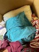 Large Box Lot of Assorted Towels
