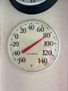 Sharp Clock and AcuRite Thermometer