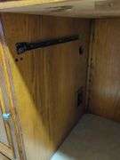 Oak Roll Top Desk with Storage