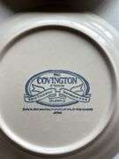 Set of 6 Covington Edition Stoneware Plates - Idlewild Pattern