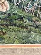 Framed Steve St. Clair Print "Mail Pouch Bunnies"