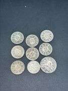 Variety of coins