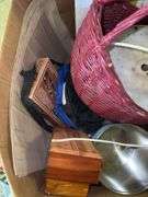 Box Lot of Household Items, Games, and Accessories