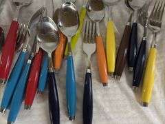 Fiesta Flatware Set with Colorful Handles