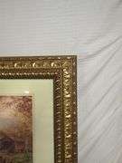 Framed Print of Church and Amazing Grace Sheet Music