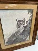 Framed "Kentucky Wildcat" Lynx Rufus Print by Steve Stolarz