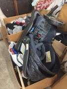 BOXES OF GENERAL HOUSEHOLD ITEMS AND CLOTHES