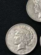 1923 Peace Silver Dollars - Group of Three