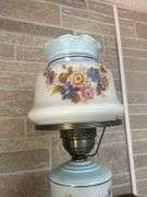Floral Glass Table Lamp