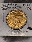 CALIFORNIA GOLD 1855 20 DOLLARS BLAKE AND COMPANY ASSAYERS  POSSIBLE REPLICA