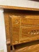 Wooden 5-Drawer Chest with Ornate Details