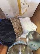 Box Lot of Household Items, Games, and Accessories