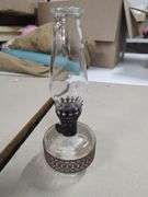 OIL LAMP 8 INCHES TALL