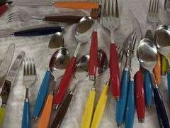 Fiesta Flatware Set with Colorful Handles