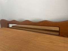 Curved Glass Display Cabinet with Key