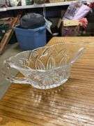 Pressed Glass Servingware Assortment