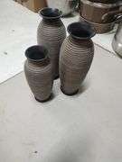 3 DECORATIVE VASES
