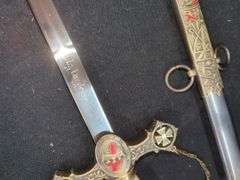 Decorative Ceremonial Sword with Scabbard