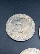 EISENHOWER LIBERTY BELL DOLLAR COINS