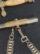 Ornate Ceremonial Sword with Scabbard and Belt