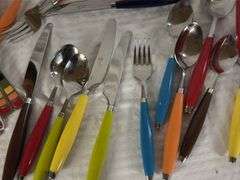 Fiesta Flatware Set with Colorful Handles