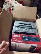 BOXES OF GENERAL HOUSEHOLD ITEMS AND CLOTHES