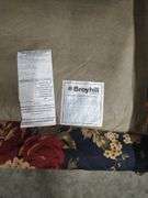 BROYHILL FLOWERED COUCH - 90 INCHES WIDE