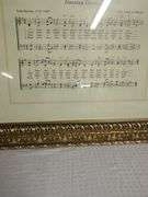 Framed Print of Church and Amazing Grace Sheet Music