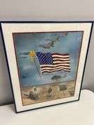 Framed "Desert Storm" Print by Steve St. Clair