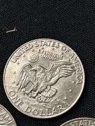 1974 Eisenhower "Ike" Silver Dollar Coins - Lot of 3