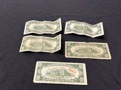 Group of Ten Dollar Bills