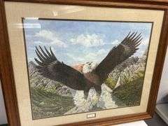 Framed Limited Edition Bald Eagle Print by Steve St. Clair