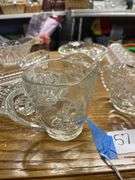Pressed Glass Servingware Assortment