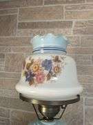 Floral Glass Table Lamp