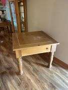 Wooden Side Table with Drawer