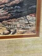 Framed Steve St. Clair Print - Squirrels in Autumn