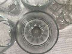 Set of 9 Glass Drinking Glasses