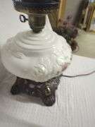 Phoenix Lamps Inc. Table Lamp with Floral Design