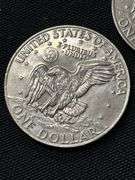 1974 Eisenhower "Ike" Silver Dollar Coins - Lot of 3