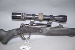 Rossi Break-Down Single Shot Rifle In .22 LR Caliber With a 3-9 Power Scope.
