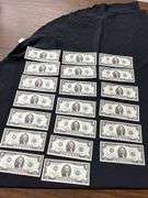 Lot of Twenty (20) Two Dollar Bills