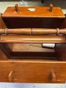 Wood Sewing Box or Magazine Stand