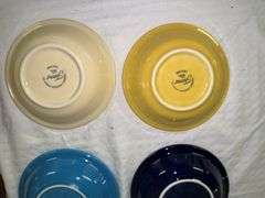 Fiesta Ware Small Bowls - Set of 8 Assorted Colors