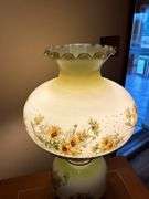 Floral Decorated Parlor Lamp